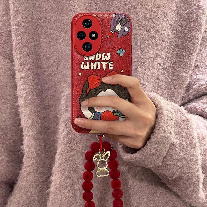 白雪公主适用荣耀200手机壳网红爆款轻奢honor100pro防摔90小众80