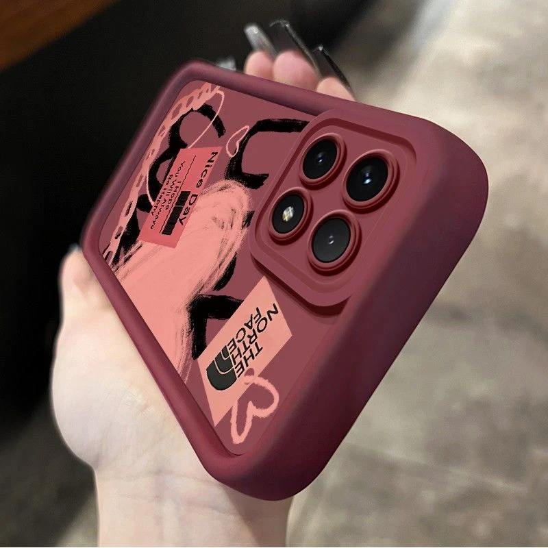 相框爱心标签小米红米k70手机壳艺术感redmik70e新款全包k70pro