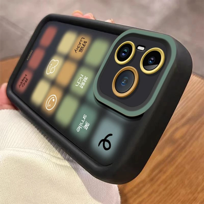 彩色格子适用于华为pura70手机壳高级感小众HUAWEIp60pro简约p50