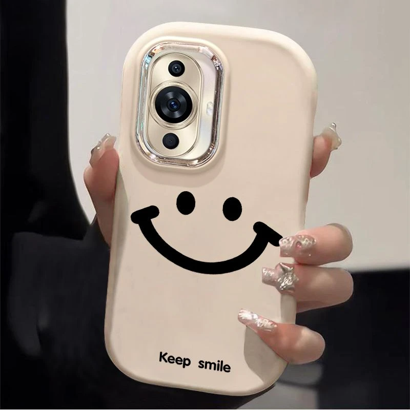 胖墩笑脸华为nova11液态硅胶手机壳HUAWEInova10情侣款9pro可爱8