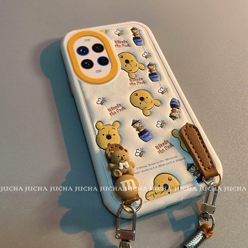黄色维尼熊适用华为nova13手机壳高级感小众HUAWEINOVA13pro新款