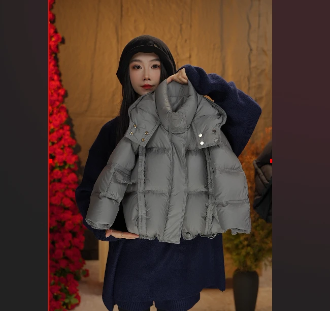 【温公子】2024冬季新款韩版儿童羽绒服加厚冬款保暖白鸭绒羽绒服