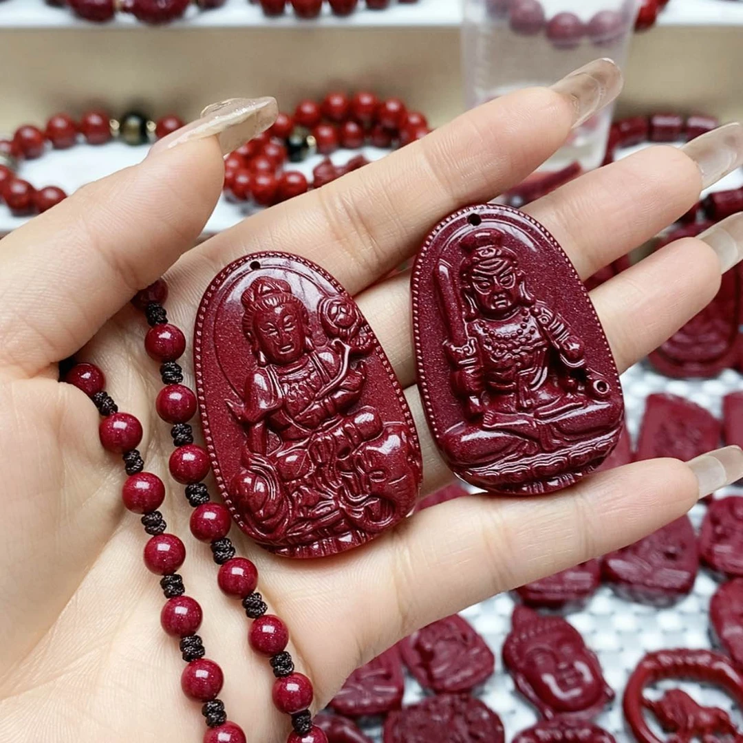 【闪购商品】辰砂（处理）?****”水滴普贤，水滴不动，配隔珠链