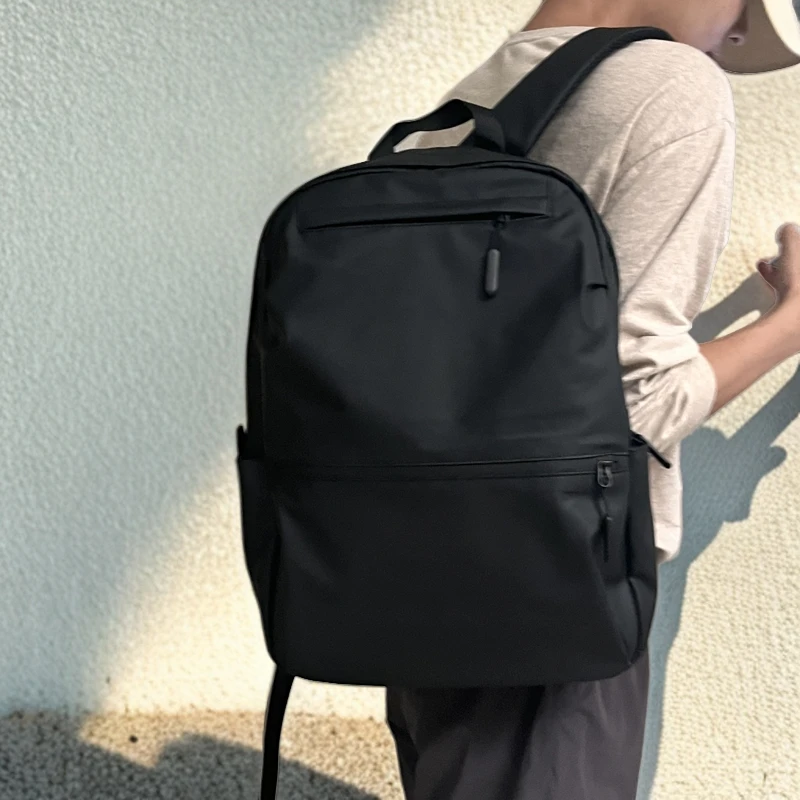 2025电脑通勤大容量休闲双肩背包出差旅行外出男士款学生书包双11