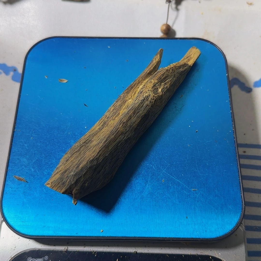 沉香F*奇楠千里香虫漏19克