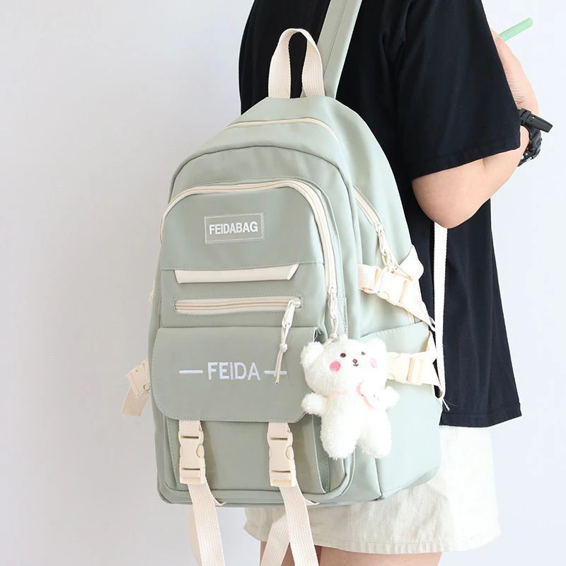2025新款书包女韩版高中小学生初中生ins三到六年级大容量双肩包