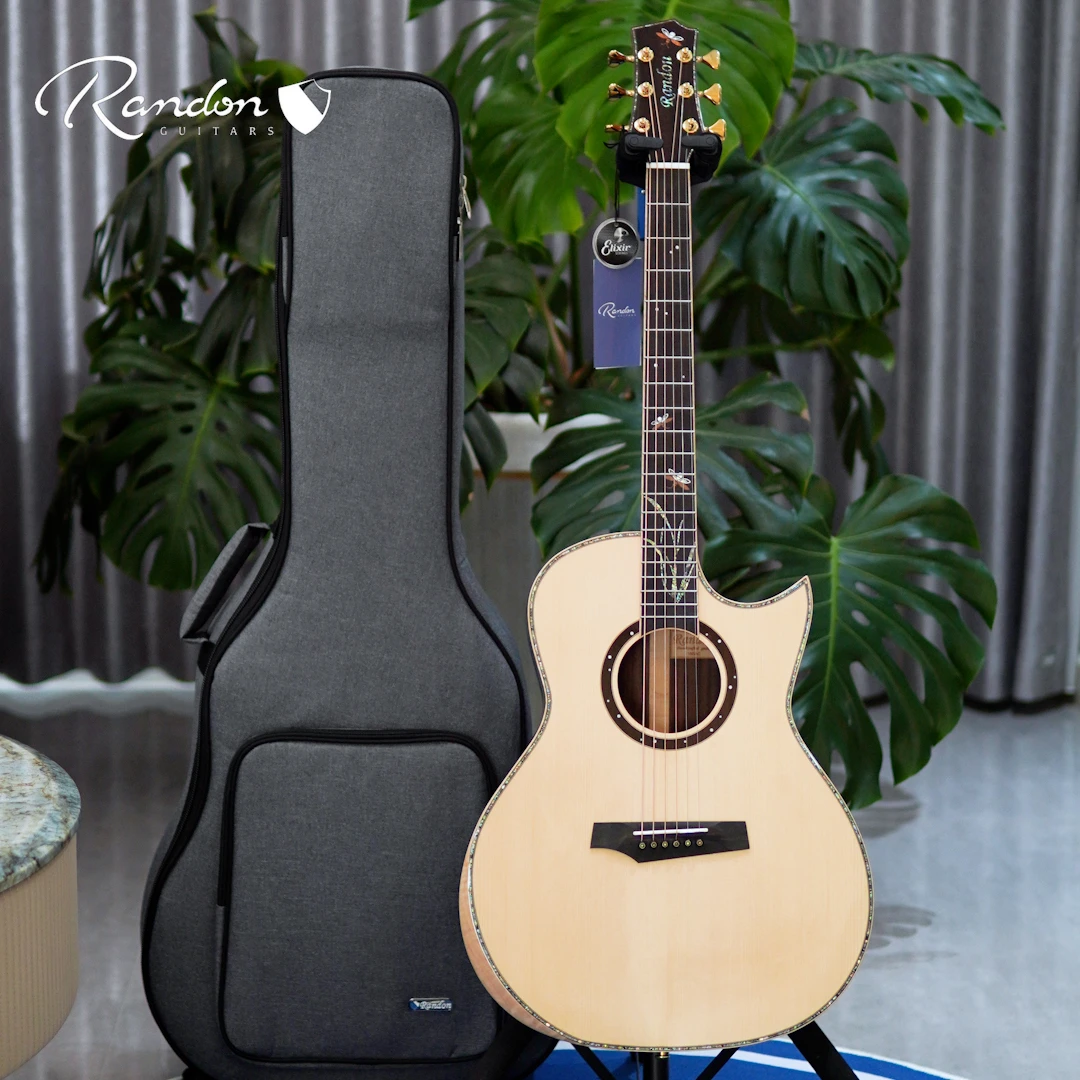 蓝盾吉他萤火虫RG-19SAC全单吉他 进阶指弹民谣原声木吉他