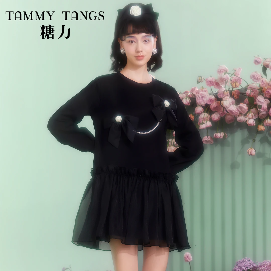 0180【马琦尧专属】糖力卫衣连衣裙女TWECQ50180