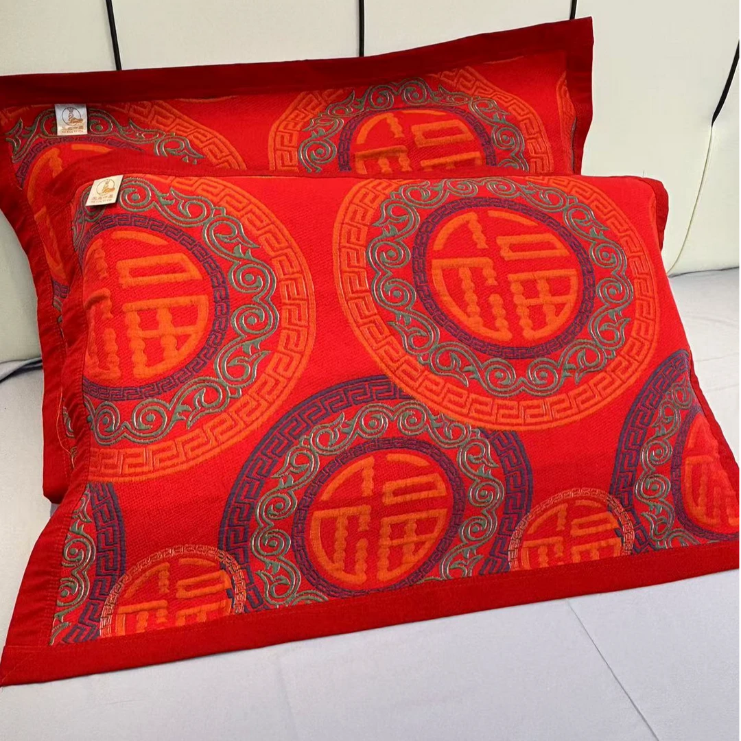 多层纱布枕巾--万福安康 4