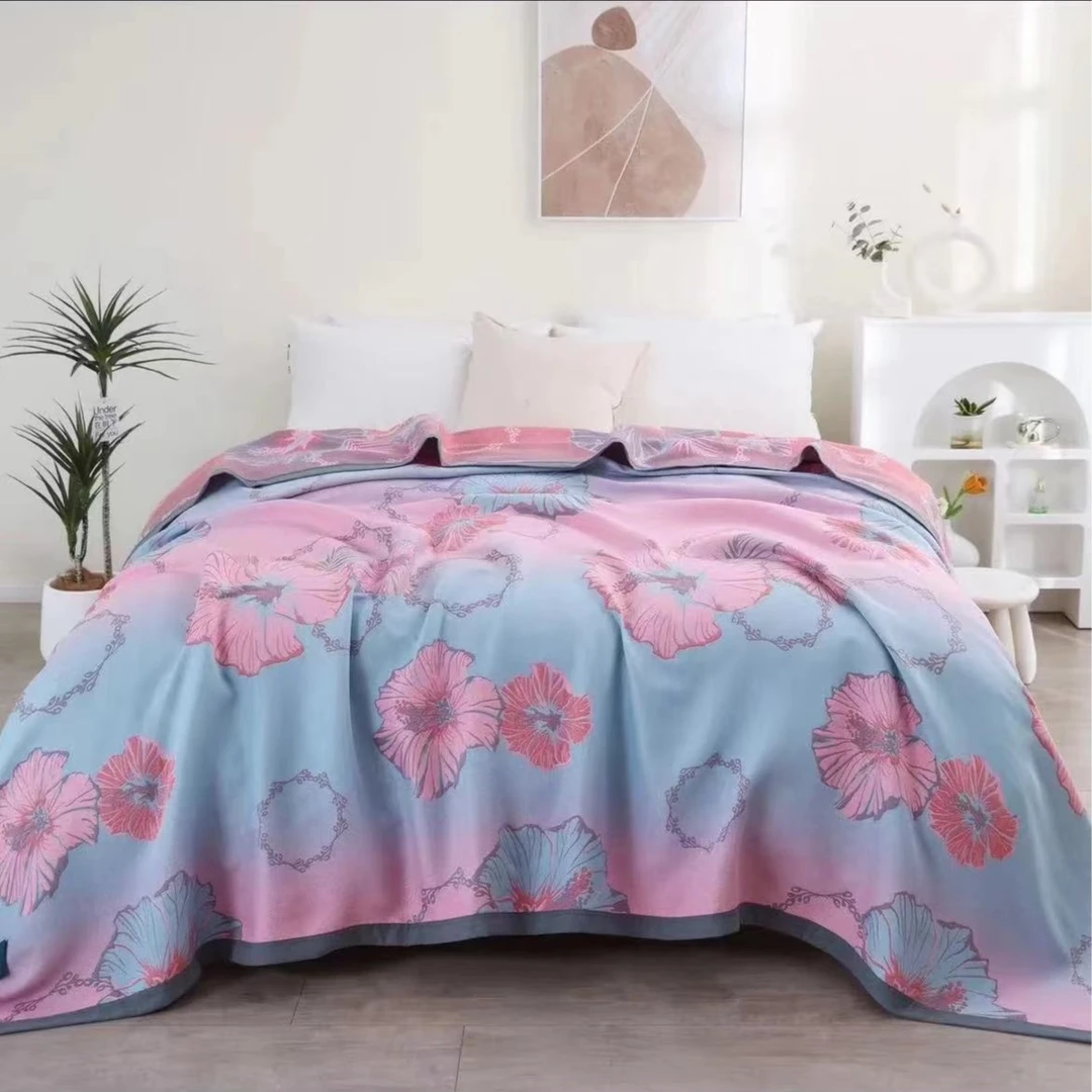 【花知语】多功能纱布盖毯--200*230