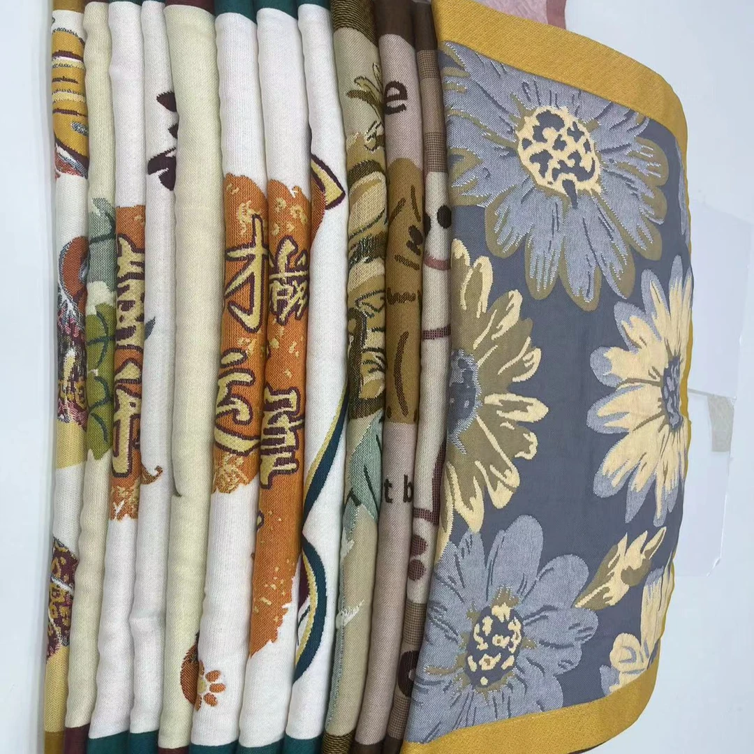 多功能纱布枕巾（随机花色）