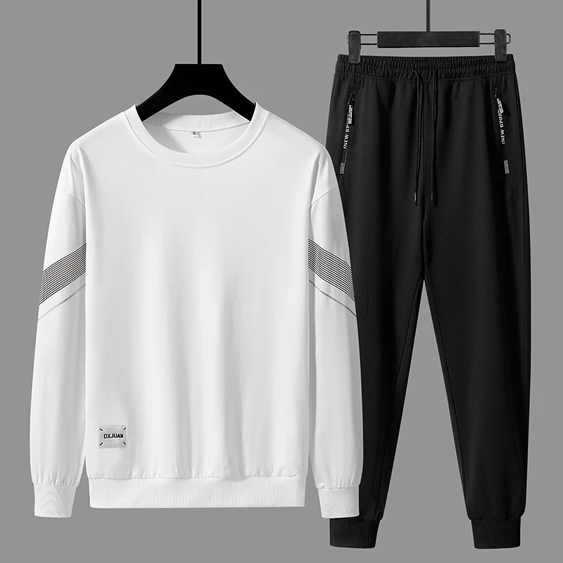 【上衣+裤子】休闲运动套装男女同款秋季新品情侣长袖卫衣潮流套装