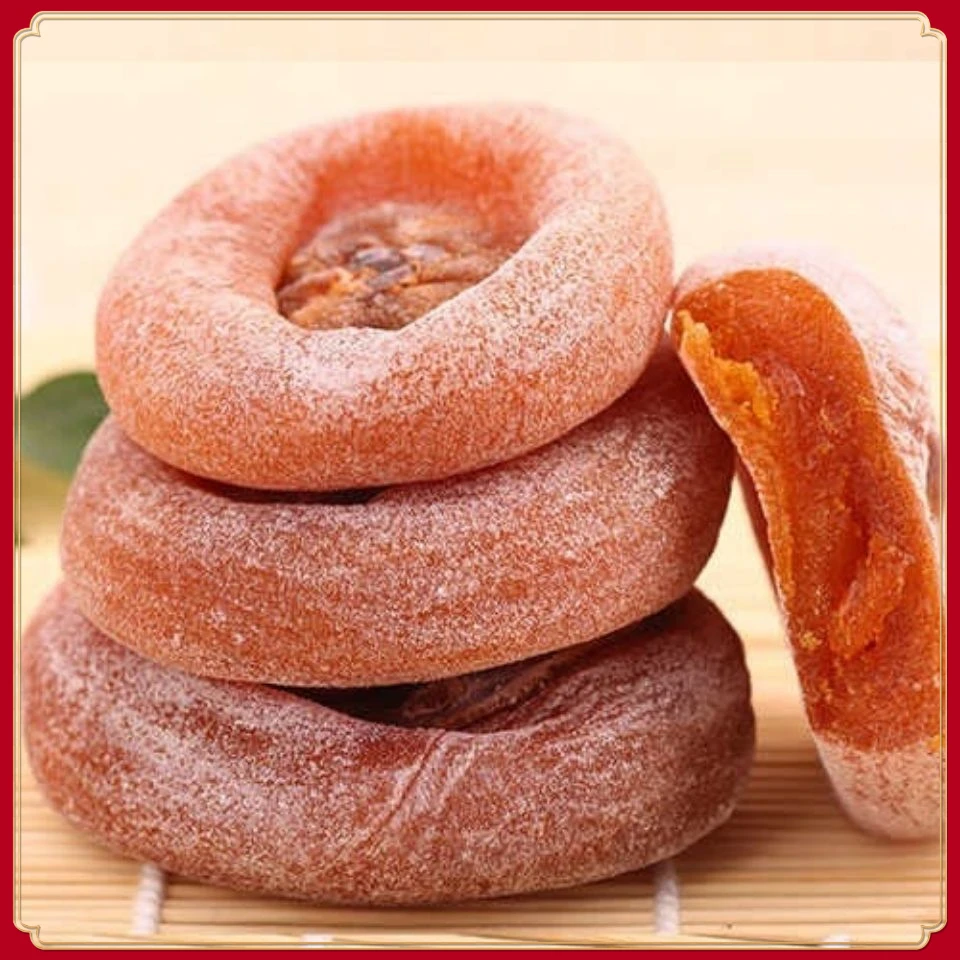 广西桂林柿饼子圆柿饼吊柿饼糖心柿子饼干整箱批发包邮√