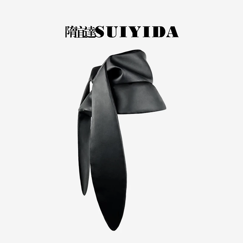 SUIYIDA/隋宜达皮兔兔渔夫帽显脸小时尚个性设计师秋冬新款