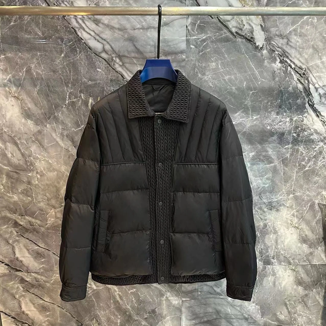 【GY】冬季新款潮流设计感百搭麦穗加厚保暖羽绒服238087