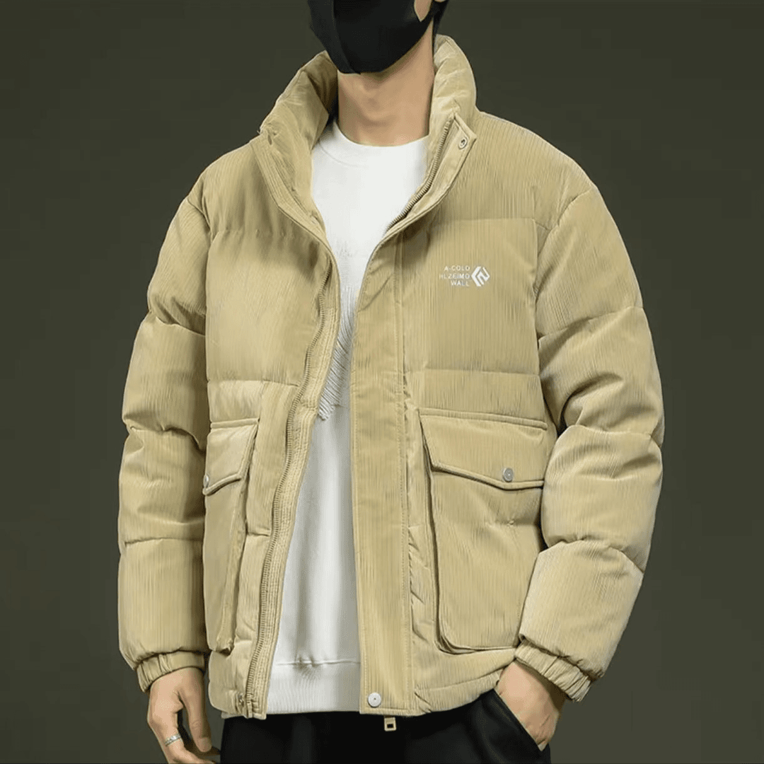 反季爆款简约百搭立领加厚夹克外套8892