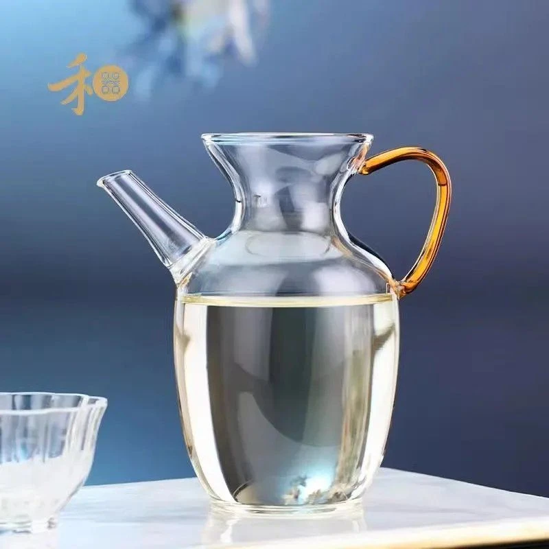 禾器昭然茶海公道杯手工高硼硅玻璃公道杯家用简约耐高温分茶器