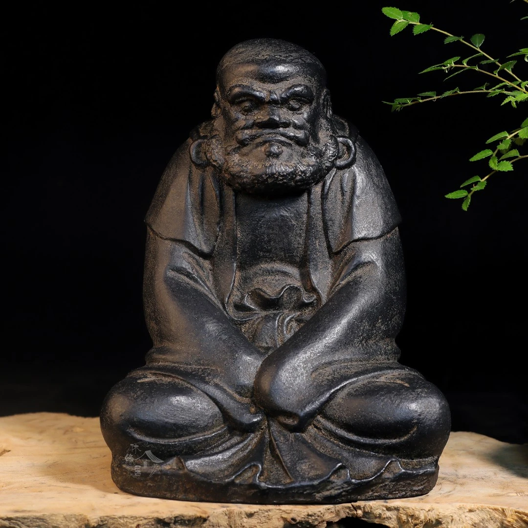 龙年新中式家居书房禅意装饰桌面摆件 - 大达摩