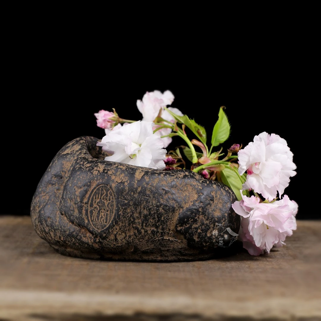 中式仿古祥云异形创意菖蒲花盆花器 - 小如意