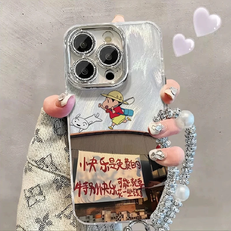 快乐小新适用iPhone16promax苹果华为小米OPPOvivo一加红米手机壳