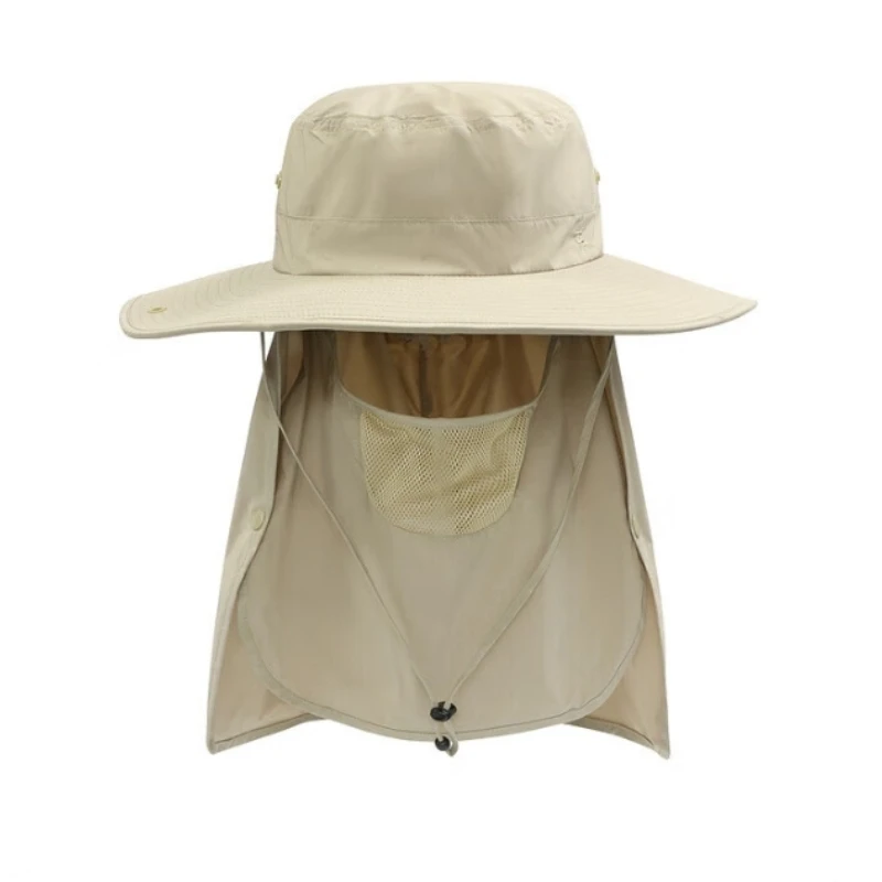 TOREAD/探路者24新款遮阳帽渔夫帽速干防晒加长帽檐透气休闲帽子