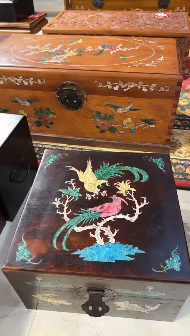 【闪购商品】贡木木艺凤凰方箱298....888888