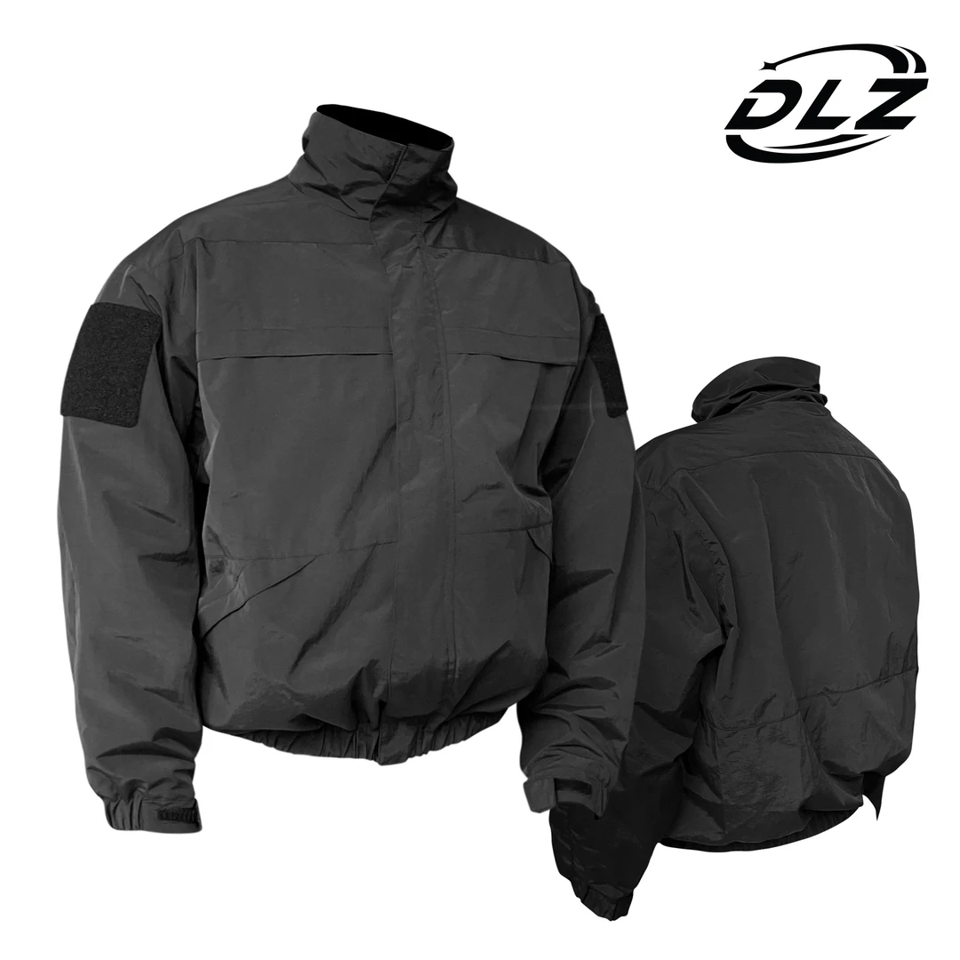 DLZ强哥风衣夹克三防美式收腰户外立领魔术贴秋冬多口袋拉链外套