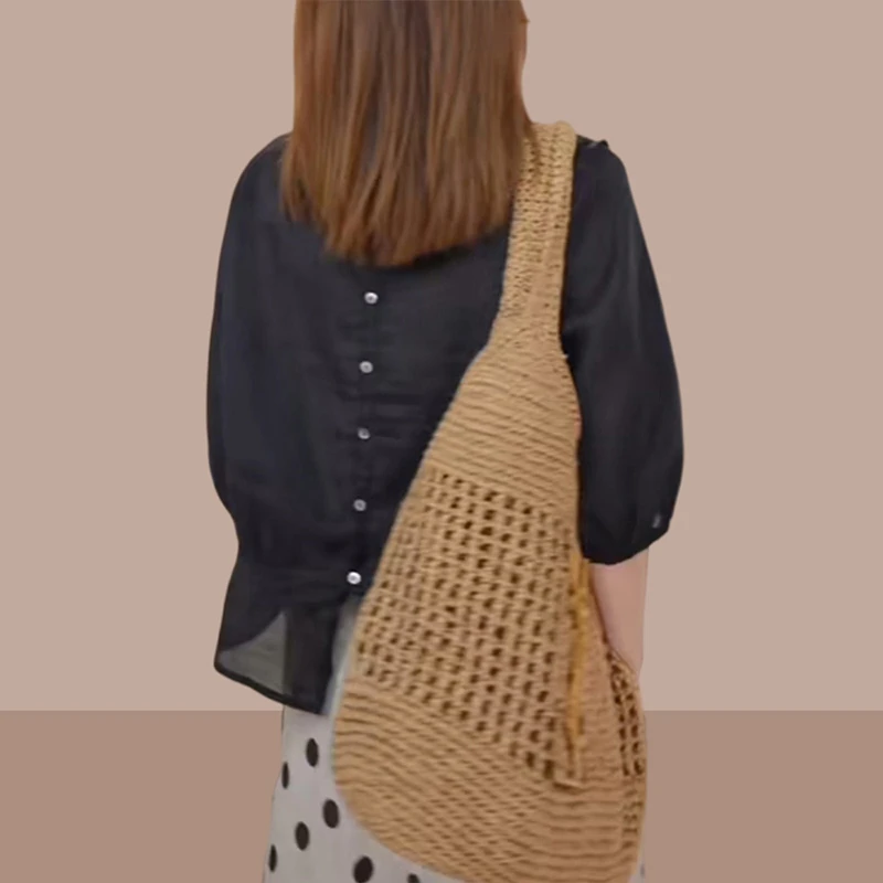 黑色短袖衬衫通勤女装爆款2025夏季新款减龄上档次法式小众上衣潮