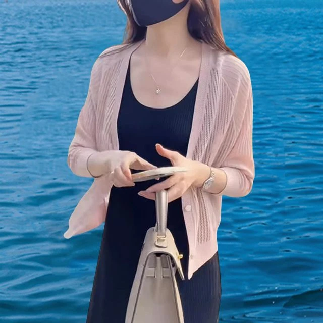 气质上档次防晒衣女夏季新款户外冰丝洋气时髦小外搭小个子短外套