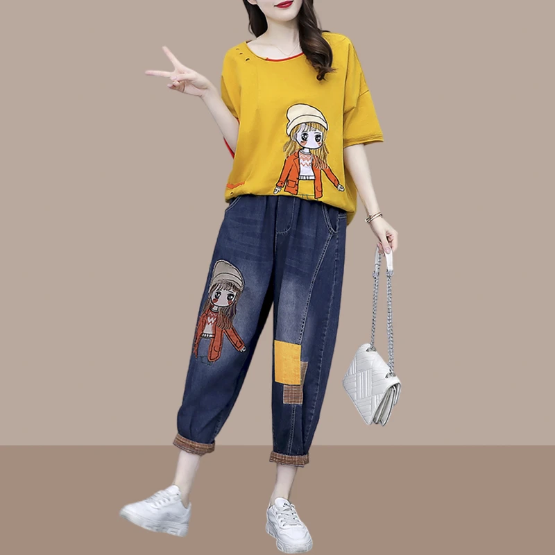 两件套时尚套装女2025新款爆款洋气夏季气质减龄小个子休闲女装潮