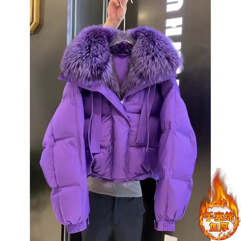 棉衣棉服女装2025新款秋冬季短款棉袄爆款时尚小个子夹棉加厚外套