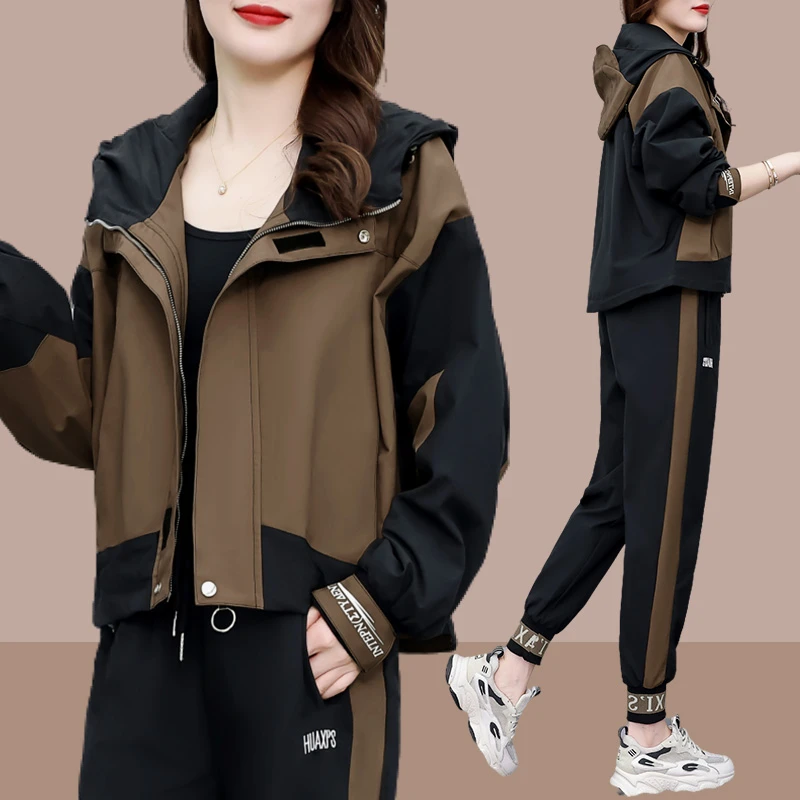 酷飒女装一整套炸街网红爆款2025春秋时尚潮流小个子上档次两件套