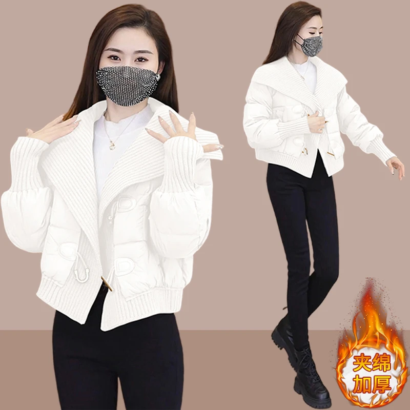 小香风棉服女装冬季款2025年新款洋气短裤小棉袄上档次夹棉外套潮