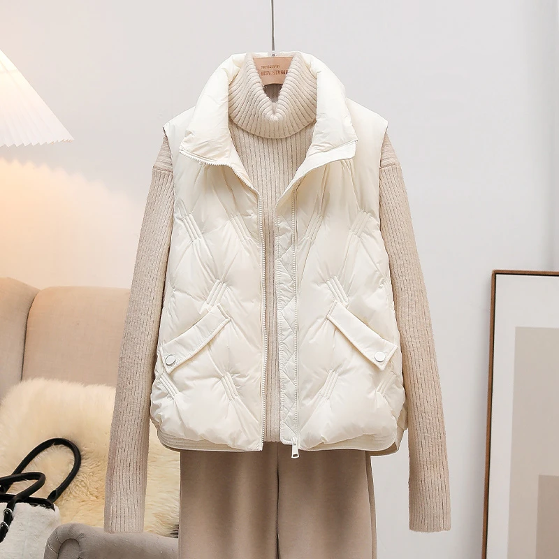 百搭叠穿马甲女外穿2026秋冬爆款百搭洋气马夹时髦坎无袖坎肩外套