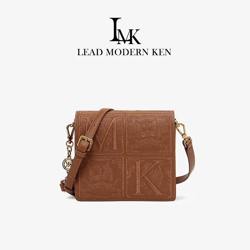 法国LMK新中式国风刺绣女包包2025新款时尚小方包送女友生日礼物