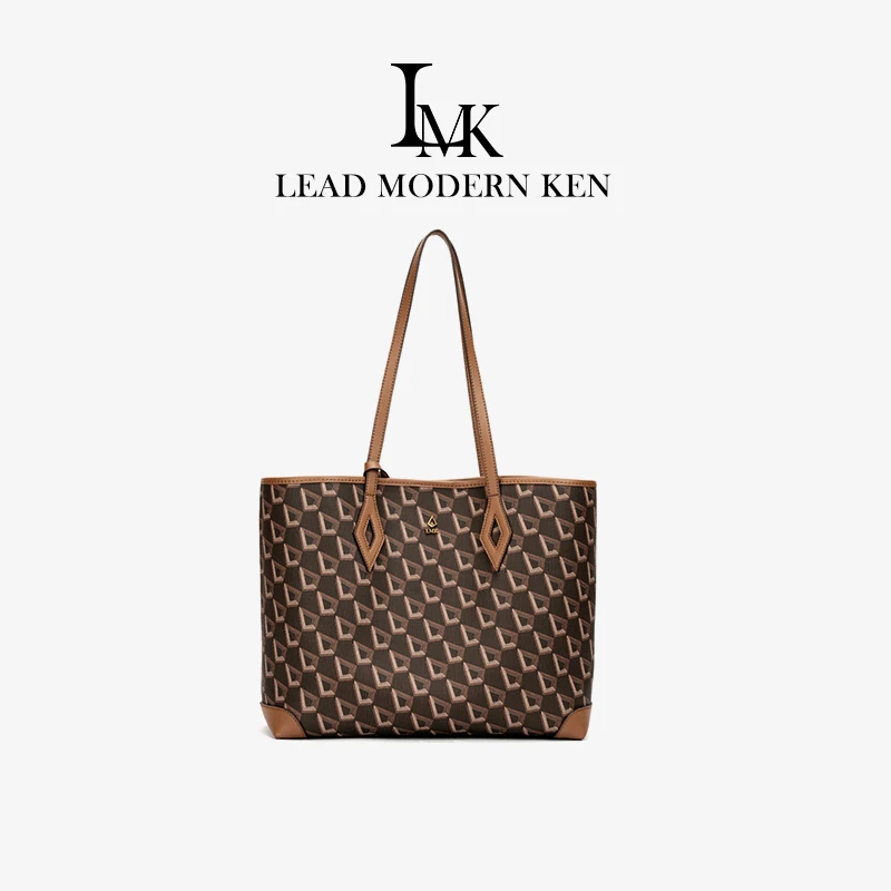 【专柜好货】LMK通勤大容量包包女新款百搭高级质感托特包LMK8582