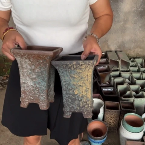 红陶20CM以下口14高19