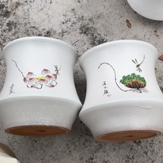 红陶20CM以下口19高20瑕疵