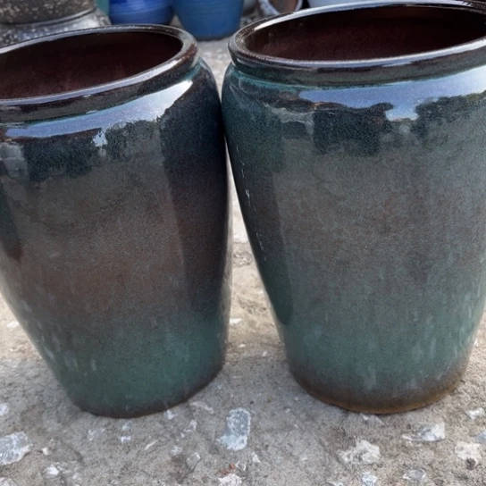 红陶20CM以下口17高26瑕疵