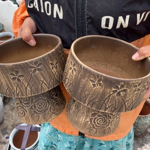 红陶20CM以下口16高17