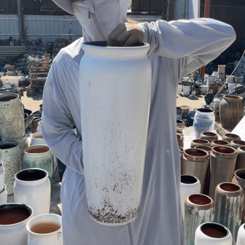 红陶20CM以下口15高45