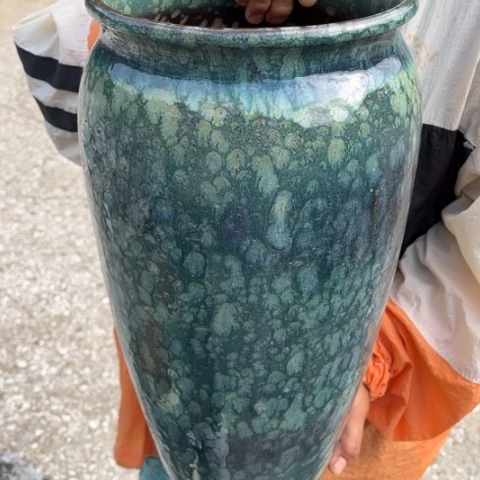 红陶20CM以下口20高41瑕疵