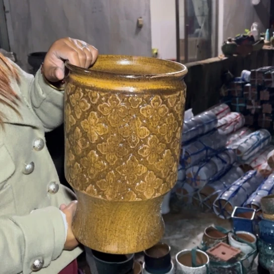 红陶口20高31正品