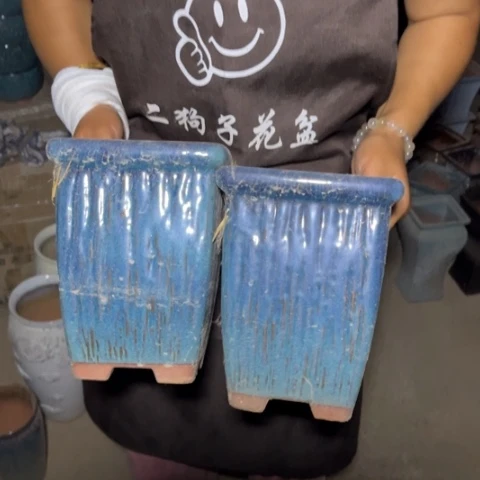 红陶20CM以下口14高19瑕疵