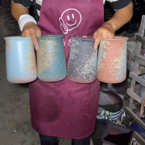 红陶20CM以下口12高18