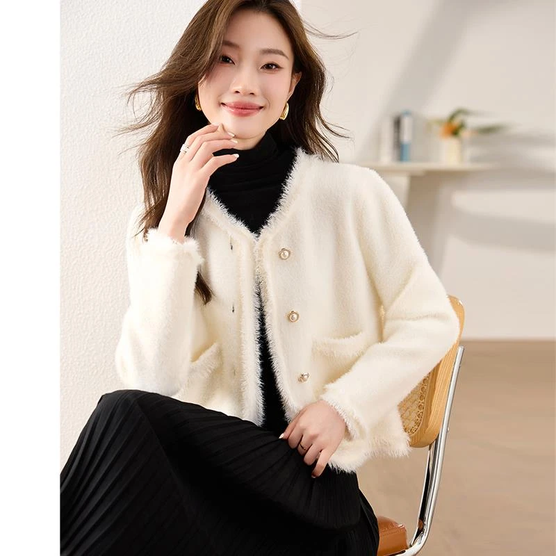 时髦高级感毛边流苏小香风外套女2024秋装新款上衣小香减龄小个子