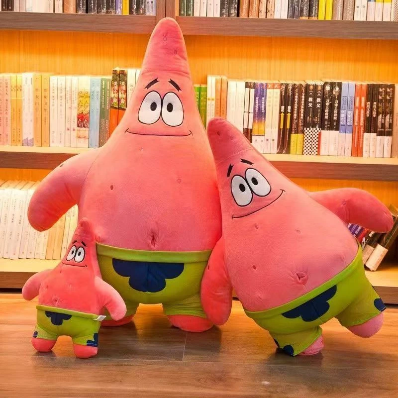 派大星毛绒玩具海绵宝宝的好拍档儿时最美好的记忆