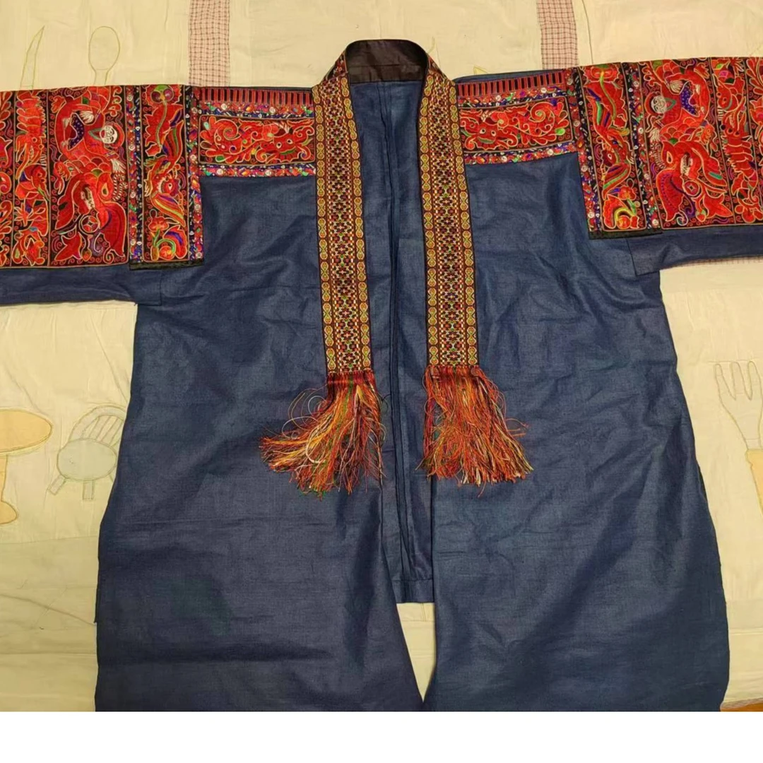 民族刺绣服饰服装民族风复古传统中国风双层斜襟中式女士