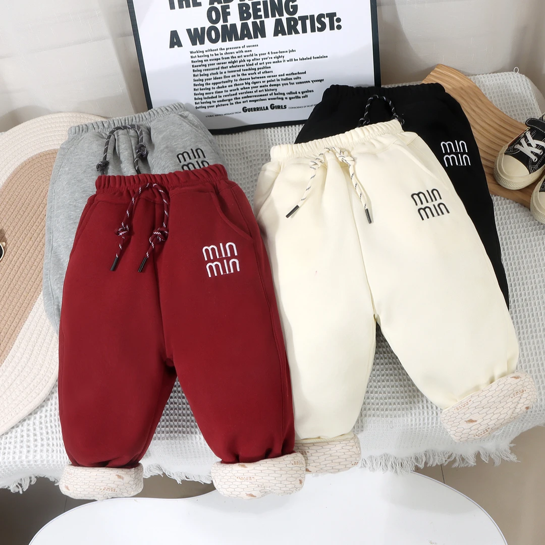 【自发热加厚】抗寒--20度儿童运动裤冬季保暖时尚新款中大童