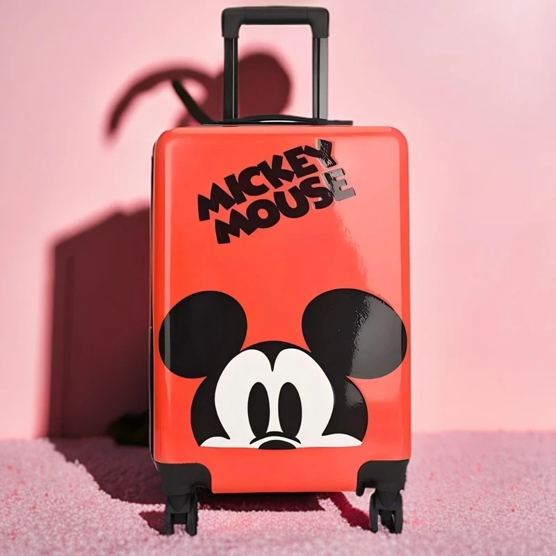 新品拉杆箱旅行箱密码箱登机箱米奇行李箱行李拉杆箱商务便捷